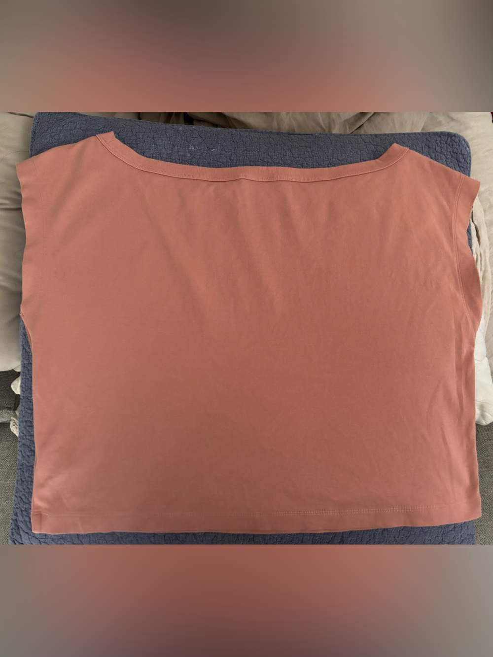 Aritzia - Babaton Interlock Cotton, Off-Shoulder top, soft pink LARGE - Picture 13 of 15